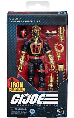  Hasbro G.I. Joe Classified Series Iron Grenadier B.A.T. 6" Figure 