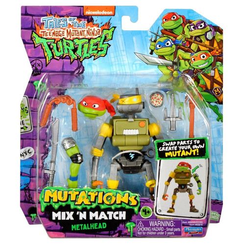 Playmates Teenage Mutant Ninja Turtles Mix and Match Metalhead 5" Figure