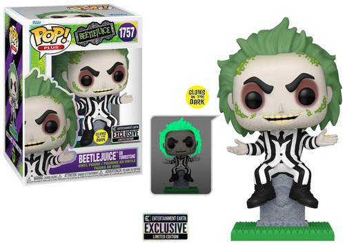 Funko Pop! Plus Beetlejuice 1757 Beetlejuce (Entertainment Earth Glows in the Dark Exclusive)