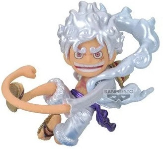 Banpresto One Piece World Collectables Gear 5 Luffy Version A Minifigure