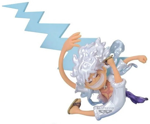 Banpresto One Piece World Collectables Gear 5 Luffy Version B Minifigure