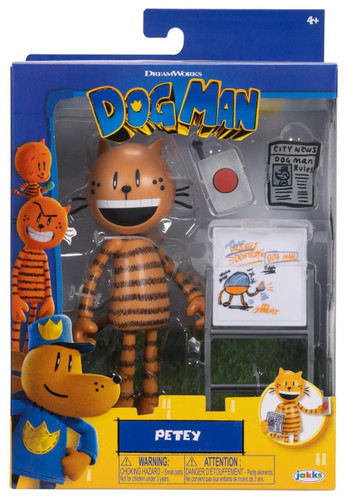  Jakks Pacific DreamWorks Dog Man Movie Petey 5" Figure 