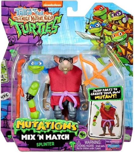 Playmates Teenage Mutant Ninja Turtles Mix and Match Splinter 5" Figure