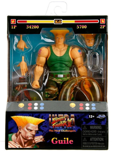 Jada Toys Ultra Street Fighter II Guile 6" Figure