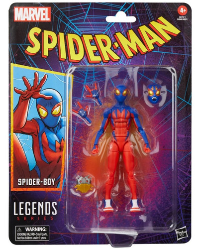 Hasbro Marvel Legends Spider-Man Retro Card Spider-Boy 6" Figure