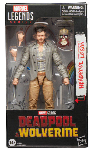 Hasbro Marvel Legends Deadpool & Wolverine Headpool with Logan 6" Figure