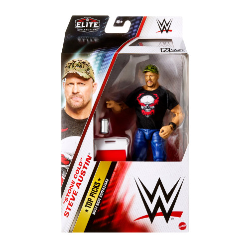 Mattel WWE Elite Collection Top Picks 25 "Stone Cold" Steve Austin 6" Figure