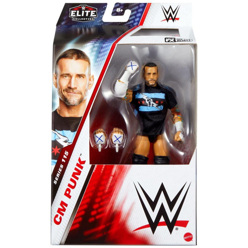  Mattel WWE Elite Collection Series 115 CM Punk 6.5" Figure 