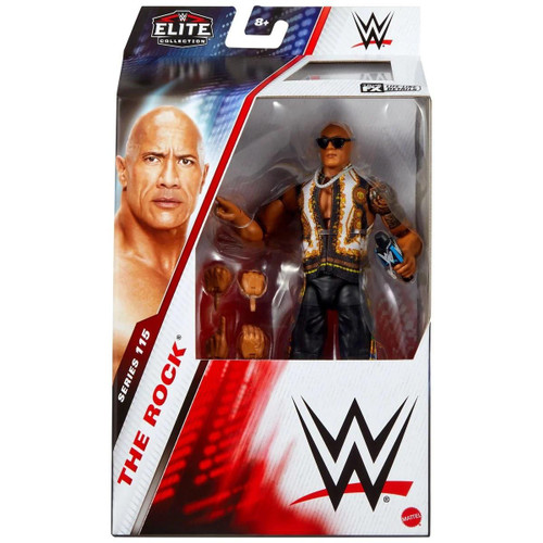  Mattel WWE Elite Collection 116 The Rock 6" Figure 
