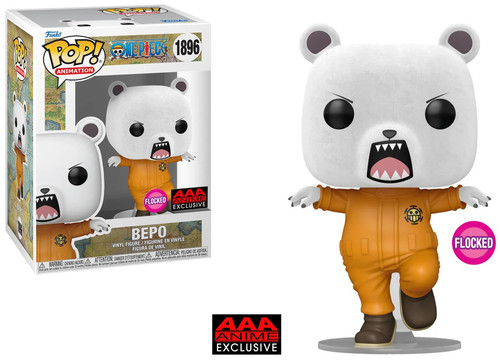 Funko Pop! Animation One Piece 1896 Bepo (Flocked AAA Anime Exclusive)