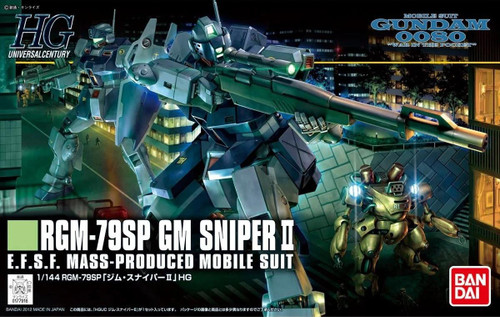  Bandai Mobile Suit Gundam 0080: War in the Pocket GM Sniper II 1/144 Scale High Grade Model Kit 