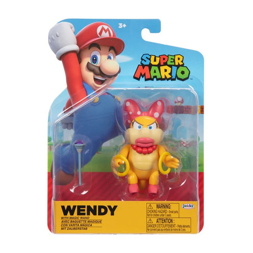 Jakks Pacific World of Nintendo Super Mario Bros Wendy 4.5"