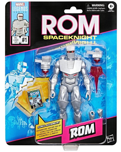  Hasbro Marvel Legends Comic-Inspired Retro Card ROM Spaceknight 6" Figure 