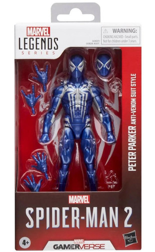  Hasbro Marvel Legends Gamerverse Spider-Man 2 Peter Parker Anti-Venom Suit 6" Figure 