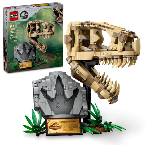  LEGO Jurassic World 76964 Dinosaur Fossils: T. rex Skull 