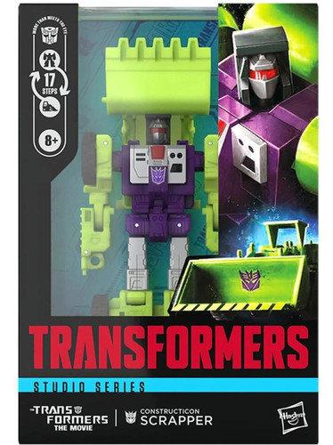  Hasbro Transformers Studio Series Voyager Class The Transformers The Movie Constructicon Scrapper 