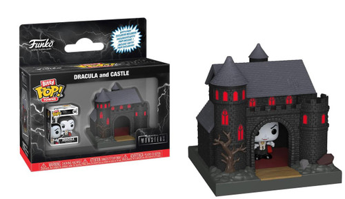  Funko Bitty Pop! Town Universal Monsters Dracula and Castle 