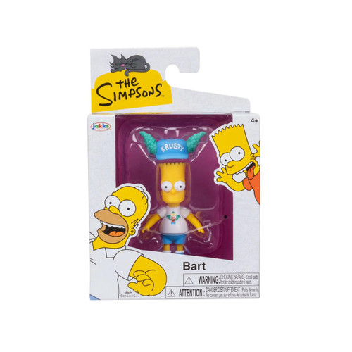  Jakks Pacific 2.5" The Simpsons Wave 3 Barty with Krusty Hat 