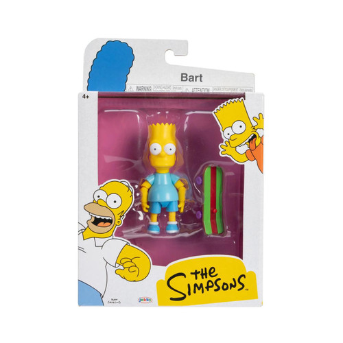  Jakks Pacific The Simpsons Blue Shirt Bart 5" Figure 
