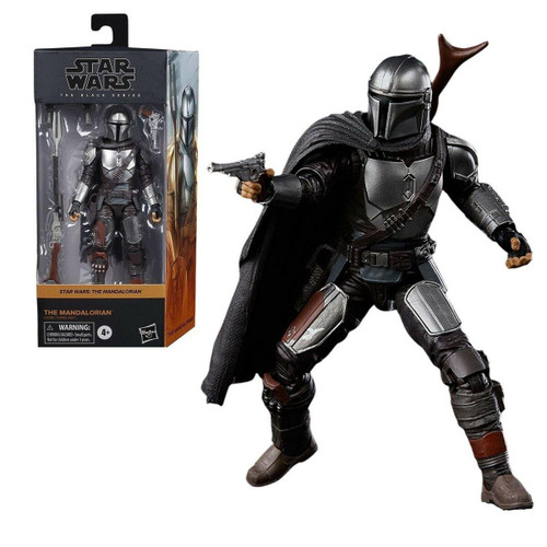  Hasbro Star Wars The Black Series Mandalorian (Beskar) 6" Figure 