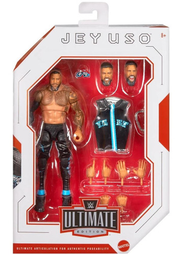  Mattel WWE Ultimate Editon Wave 26 Jey Uso 6" Figure 