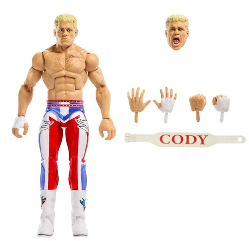 Mattel WWE Elite Collection Netflix Top Picks 2025 Wave 4 Cody Rhodes 6" Figure