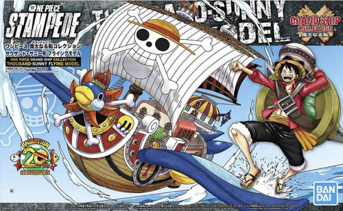 Bandai One Piece Grand Ship Collection Flying Thousand Sunny Ship Model Kit