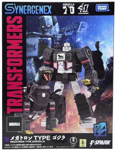 Takara TOMY Transformers x Godzilla Synergenex Leader Class Megatron