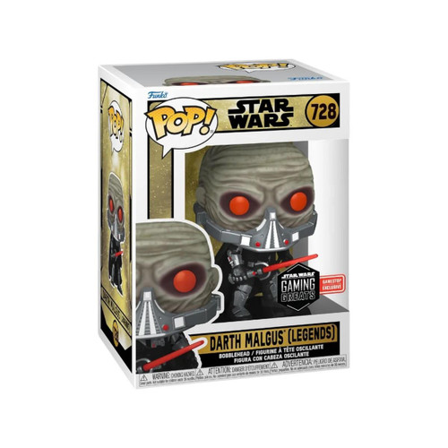 Funko POP! Star Wars Gaming Greats 728 Darth Malgus (Legends) Gamestop Exclusive 