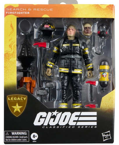 Hasbro G.I. Joe Classified Series Search & Rescue Firefighter 6" Figure