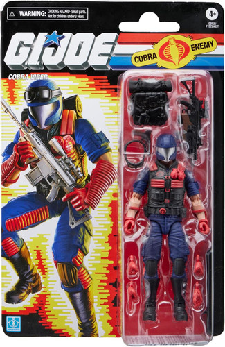 Hasbro G.I. Joe Classified Series Retro Cobra Viper 6" Figure