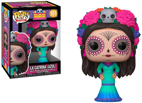 Funko POP! Icons Dia de los Muertos 101 La Catrina (Azul)