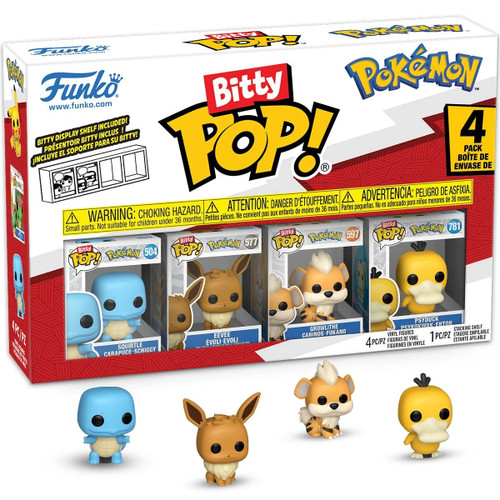Funko Bitty POP! Pokemon Squirtle Mini-Figure 4-Pack