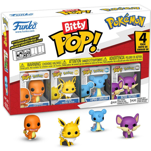 Funko Bitty POP! Pokemon Charmander Mini-Figure 4-Pack