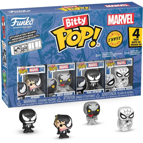 Funko Bitty POP! Spider-Man Venom Mini-Figure 4-Pack