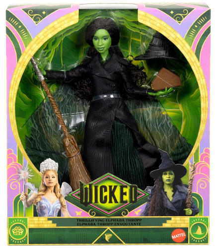 Mattel Barbie Wicked Deluxe Elphaba 12" Doll