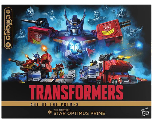  Hasbro Transformers Age of the Primes Titan Class The Thirteen Star Optimus Prime 