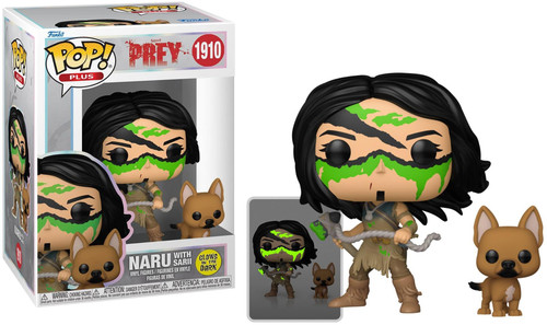 Funko Pop! Movies Prey 1910 Naru with Sarii (Glows in the Dark)