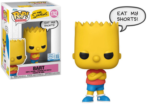  Funko Pop! Television The Simpsons 1742 Bart (Specialty Series) 