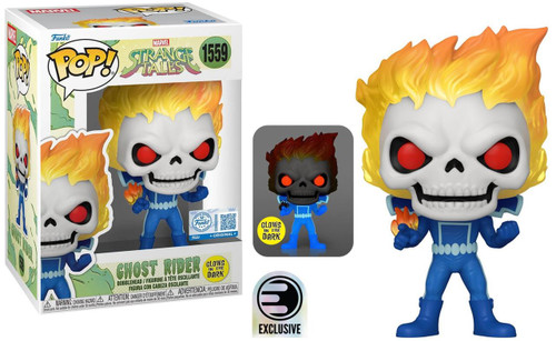  Funko Pop! Marvel Strange Tales 1559 Ghost Rider (Glows in the Dark Entertainment Earth) 
