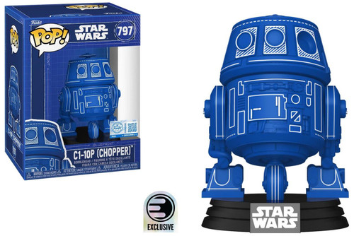  Funko Pop! Star Wars 797 Blueprint C1-10P Chopper (Entertainment Earth Exclusive) 
