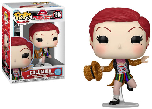 Funko Pop! Movies The Rocky Horror Picture Show 1916 Columbia (Glitter) 