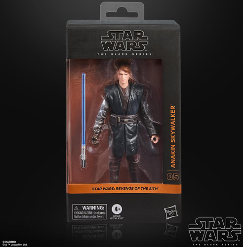  Hasbro Star Wars The Black Series Revenge of the Sith #05 Anakin Skywalker 6" Figure 