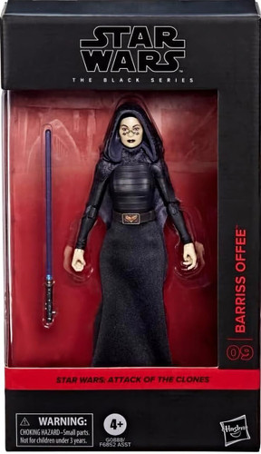  Hasbro Star Wars The Black Series Attack of the Clones #09 Barriss Offee 6" Figure 