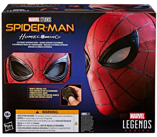  Hasbro Marvel Legends Spider-Man Homecoming Electronic Mask Prop Replica 