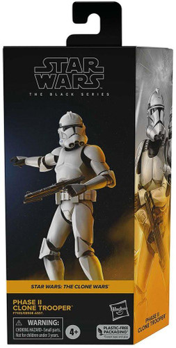  Hasbro Star Wars The Black Series Phase II Clone Trooper 6" Figure 