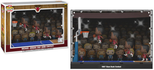 Funko Pop! Deluxe Moment NBA Chicago Bulls 209 Michael Jordan 1987 Dunk Contest
