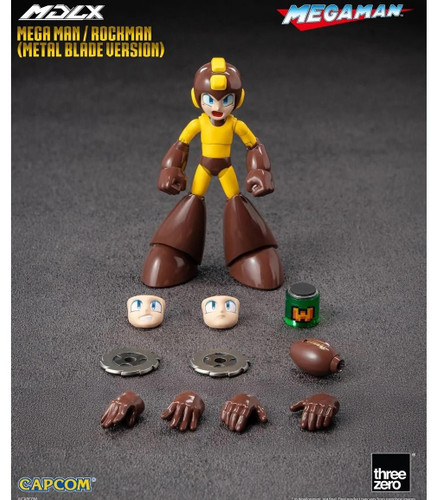  ThreeZero Mega Man Rockman Metal Blade Version MDLX Figure 