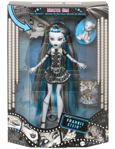 Mattel Monster High Reel Dramam Frankie Stein 10.5" Doll
