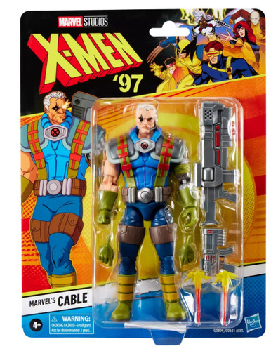 Hasbro Marvel Legends X-Men '97 Retro Card Cable 6" Figure